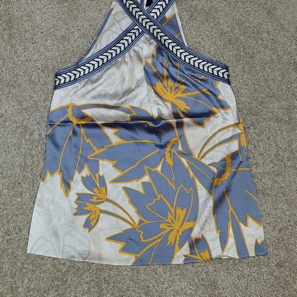 White House Black Market Tops - Sleeveless Cross Halter Top